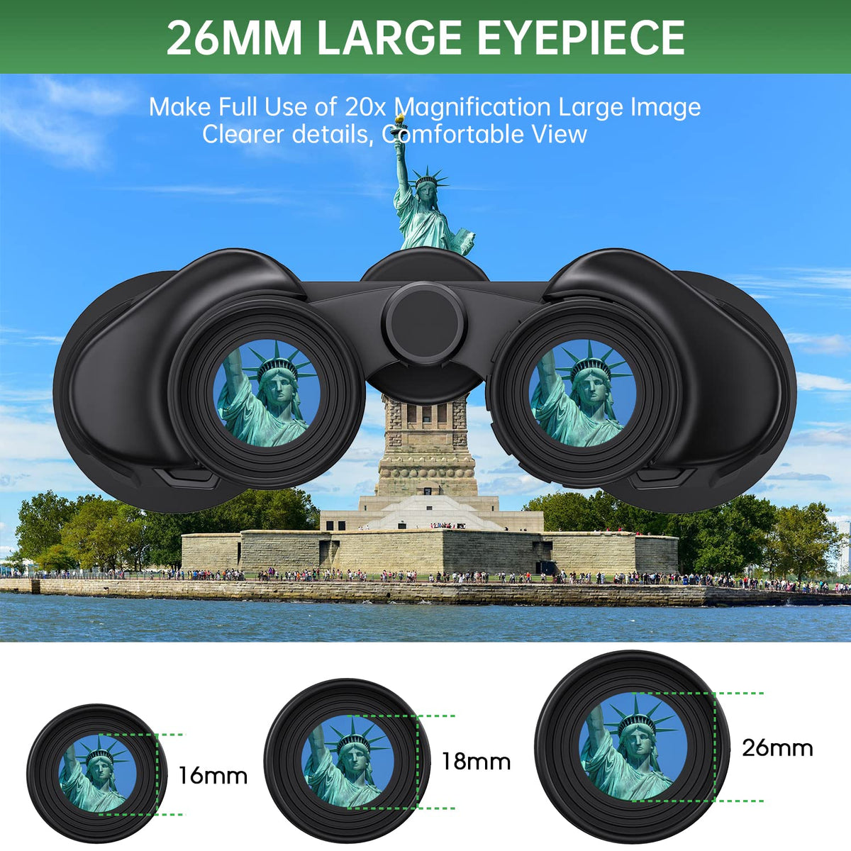 20x50 High Powered Binoculars for Adults Waterproof Compact - FLYANT Official Imagery - 7