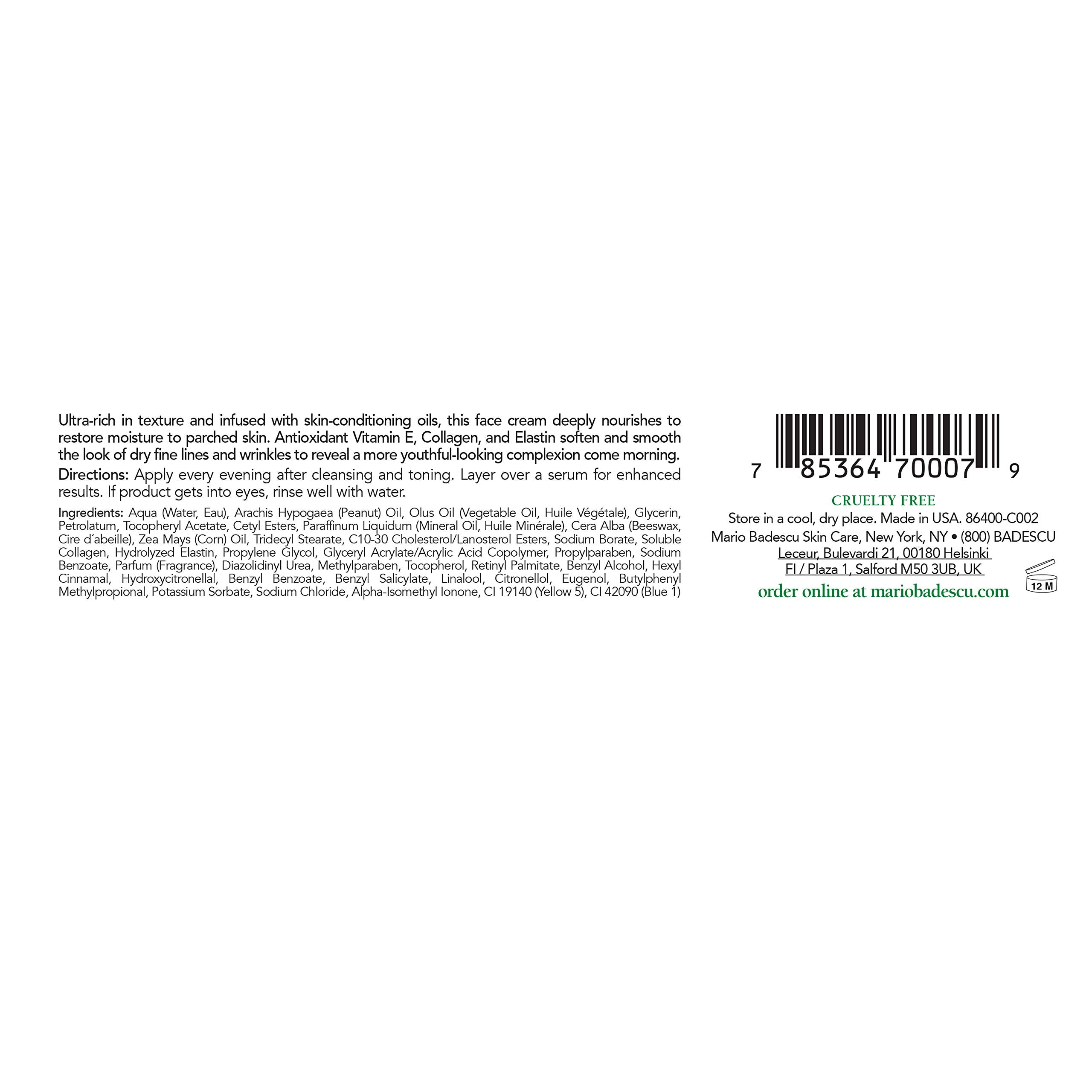 Mario Badescu Night Cream Face Moisturizer for Women and Men - Premium Selection Official Imagery - 3