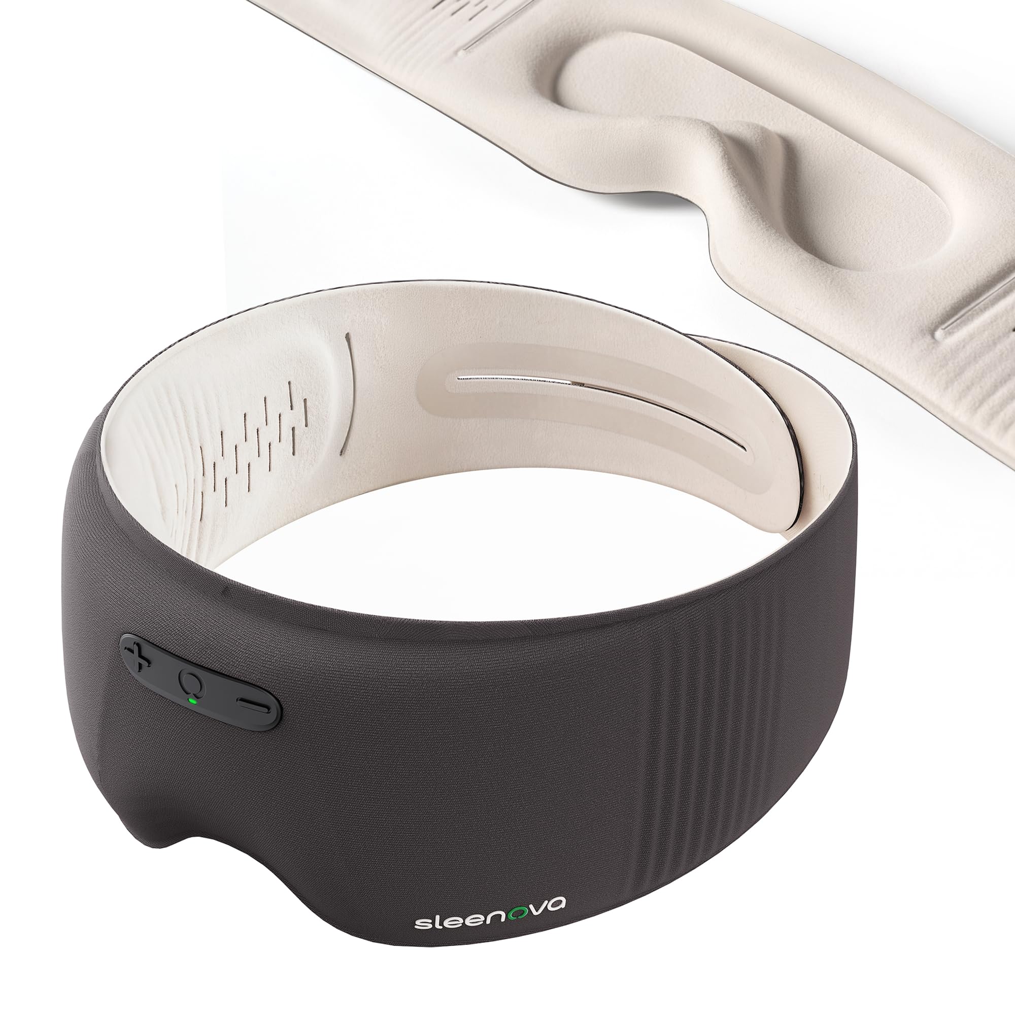 Sleenova SoundMask - Sleep Mask, Side-Sleeper Comfort, Built-in Audio - Sleenova Official Product View 1