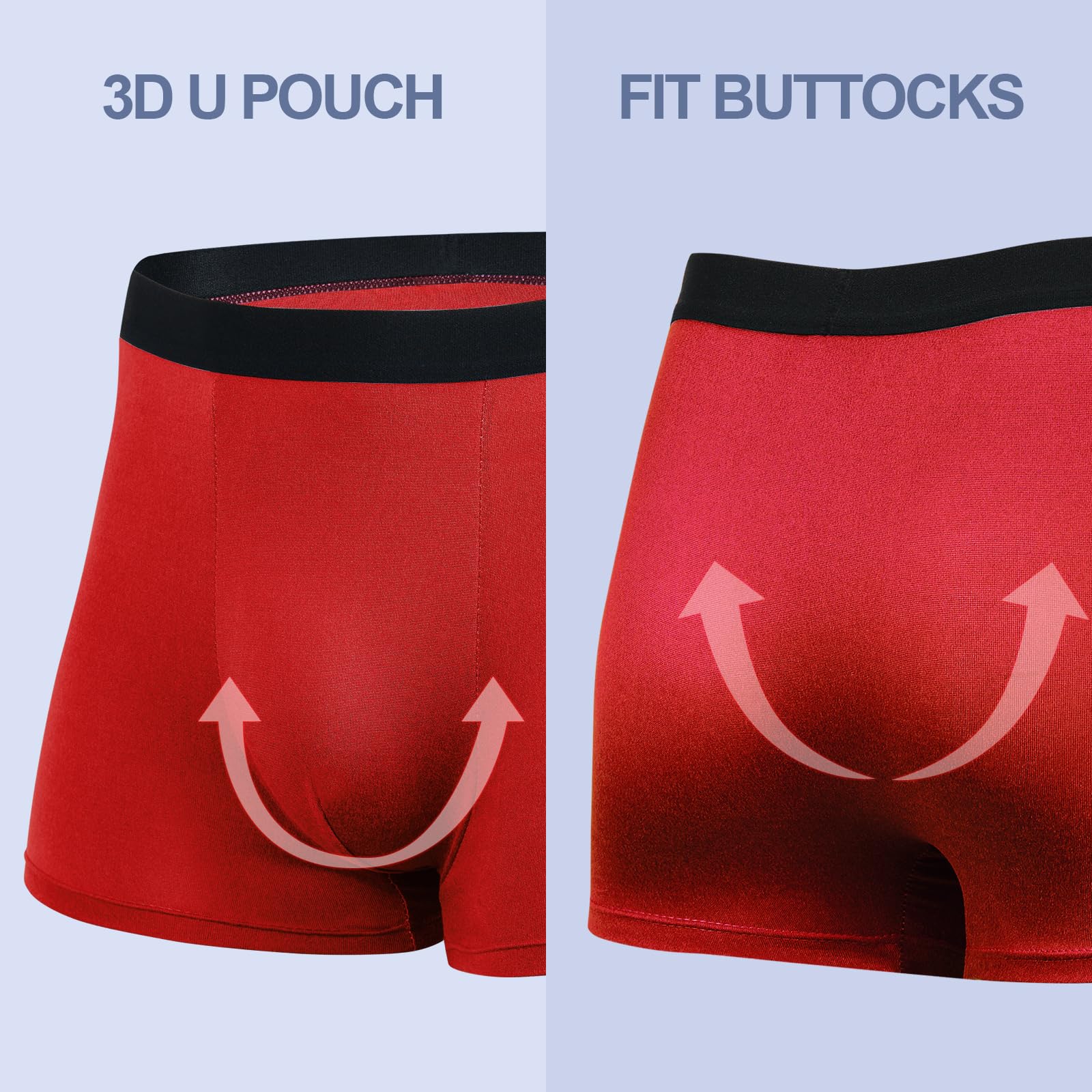 Sophproton 100 Pack Mens Cotton Boxer Briefs Bulk Pack Comfy Brea - Sophproton Official Product View 6