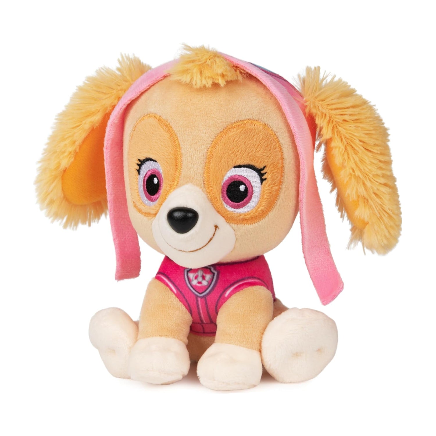 Elefair GUND PAW Patrol Skye plush toy in aviator pilot uniform, soft and cuddly Sky character from the PAW Patrol series