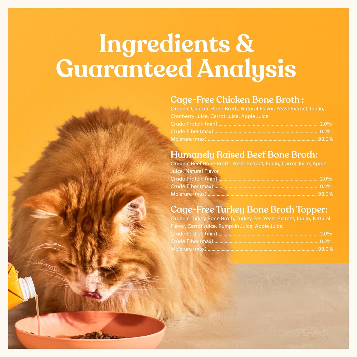 Made by Nacho Bone Broth Cat Food Topper in a jar, designed to boost hydration and appeal to picky cats with nutritious broth.