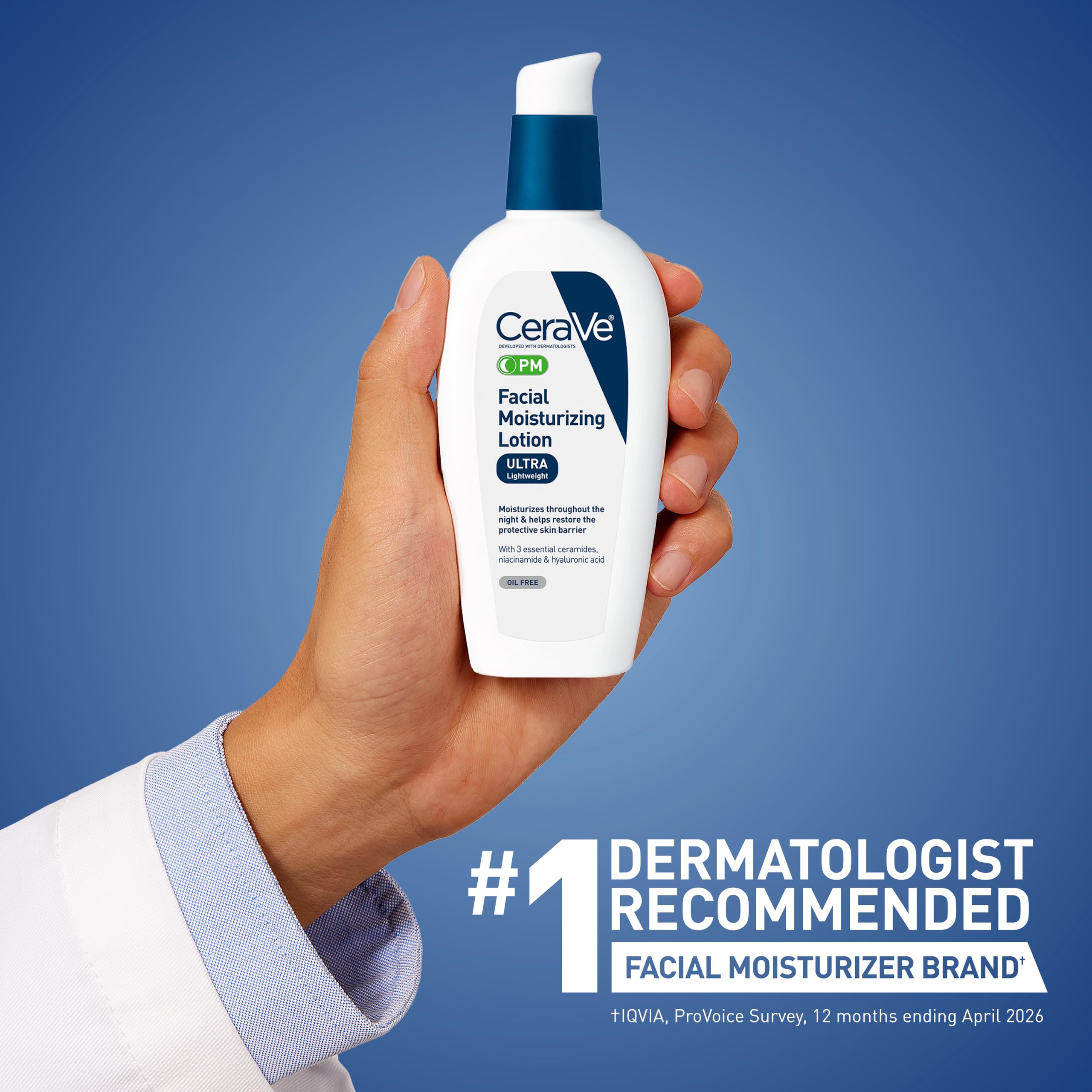 CeraVe PM Facial Moisturizing Lotion, Skin Care for Dry Skin,... - CeraVe Official Product View 7