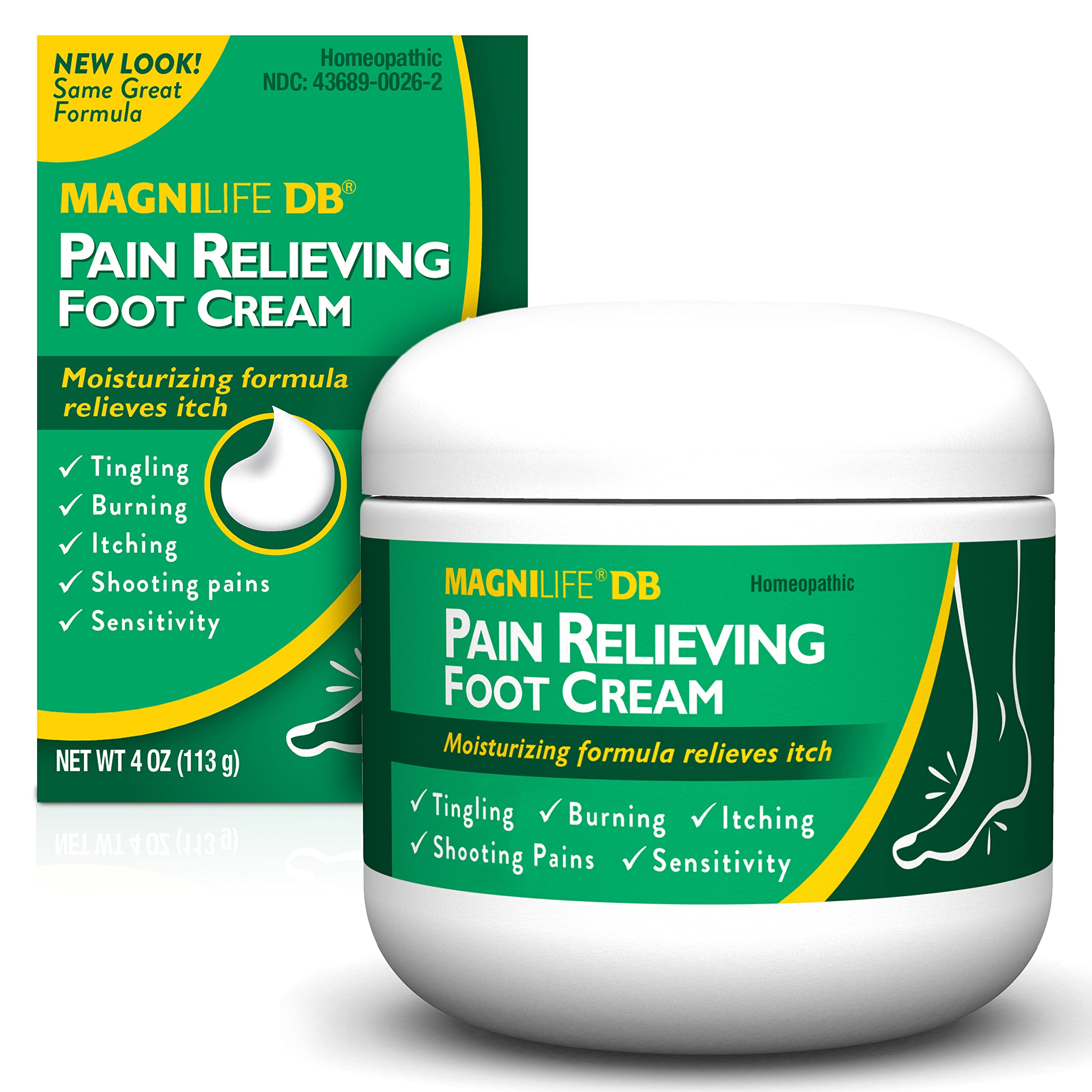 MagniLife Pain Relieving Foot Cream 4 oz – Diabetic Safe
