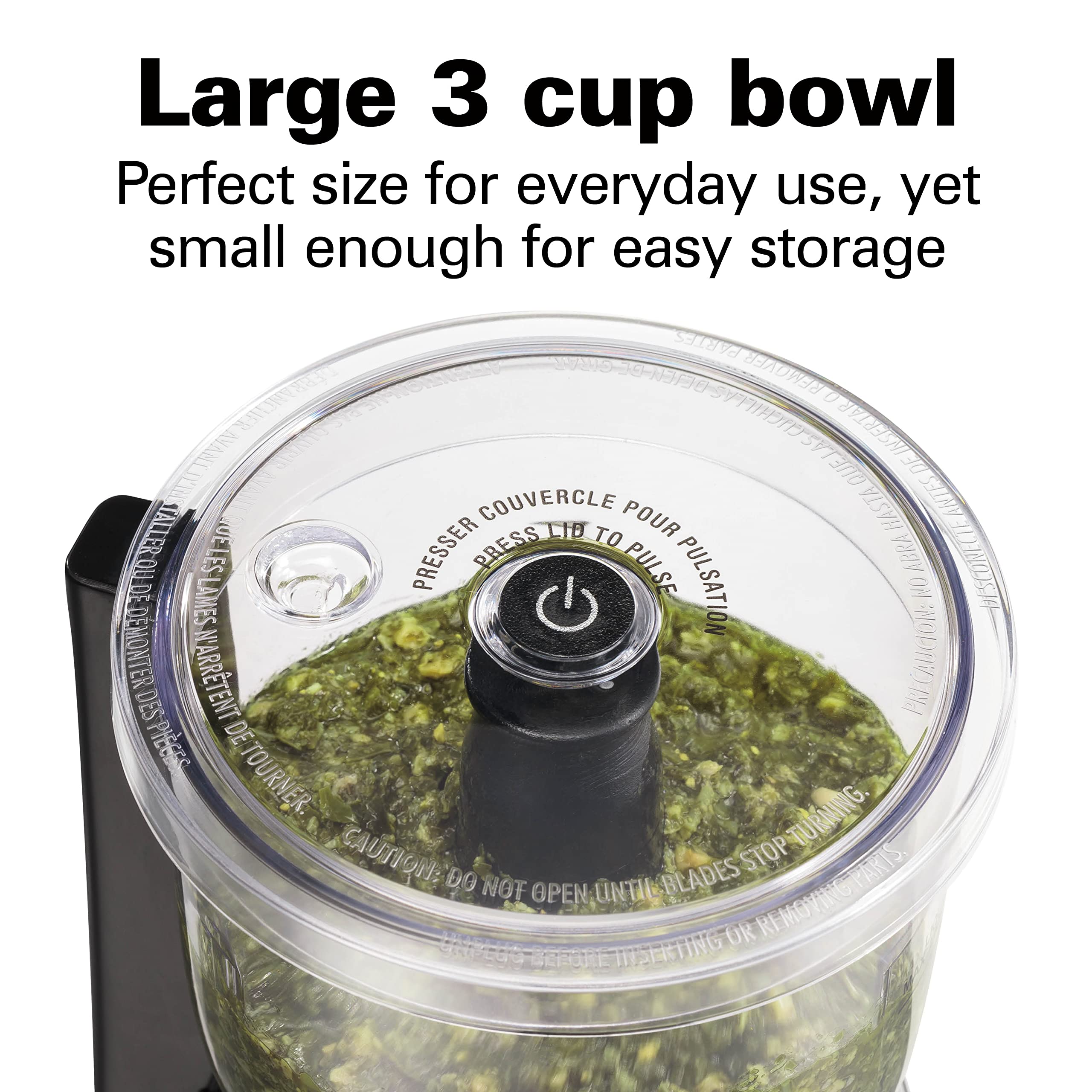 Hamilton Beach 3 Cup Electric Vegetable Chopper & Mini Food Proce by Hamilton Beach - Angle View 4