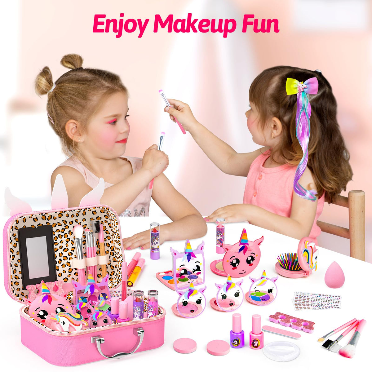 Kids Makeup Kit for Girls - Mqsiuve Official Imagery - 4