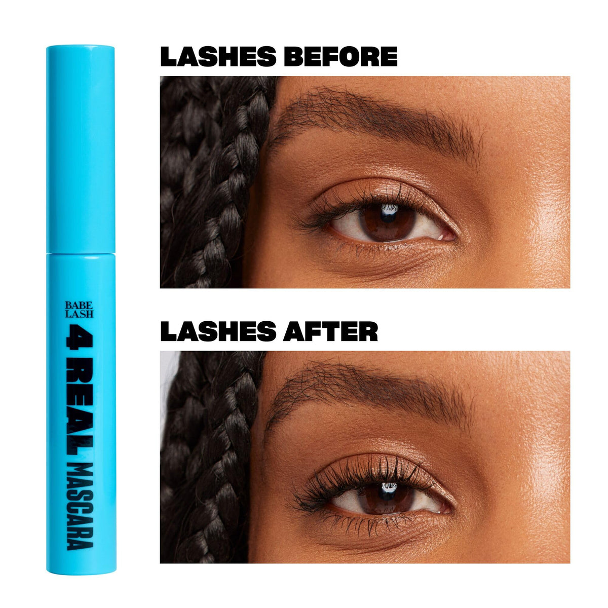 Babe Original Viral Lashes Set Lash Serum Mascara Separator - Premium Selection Official Imagery - 4