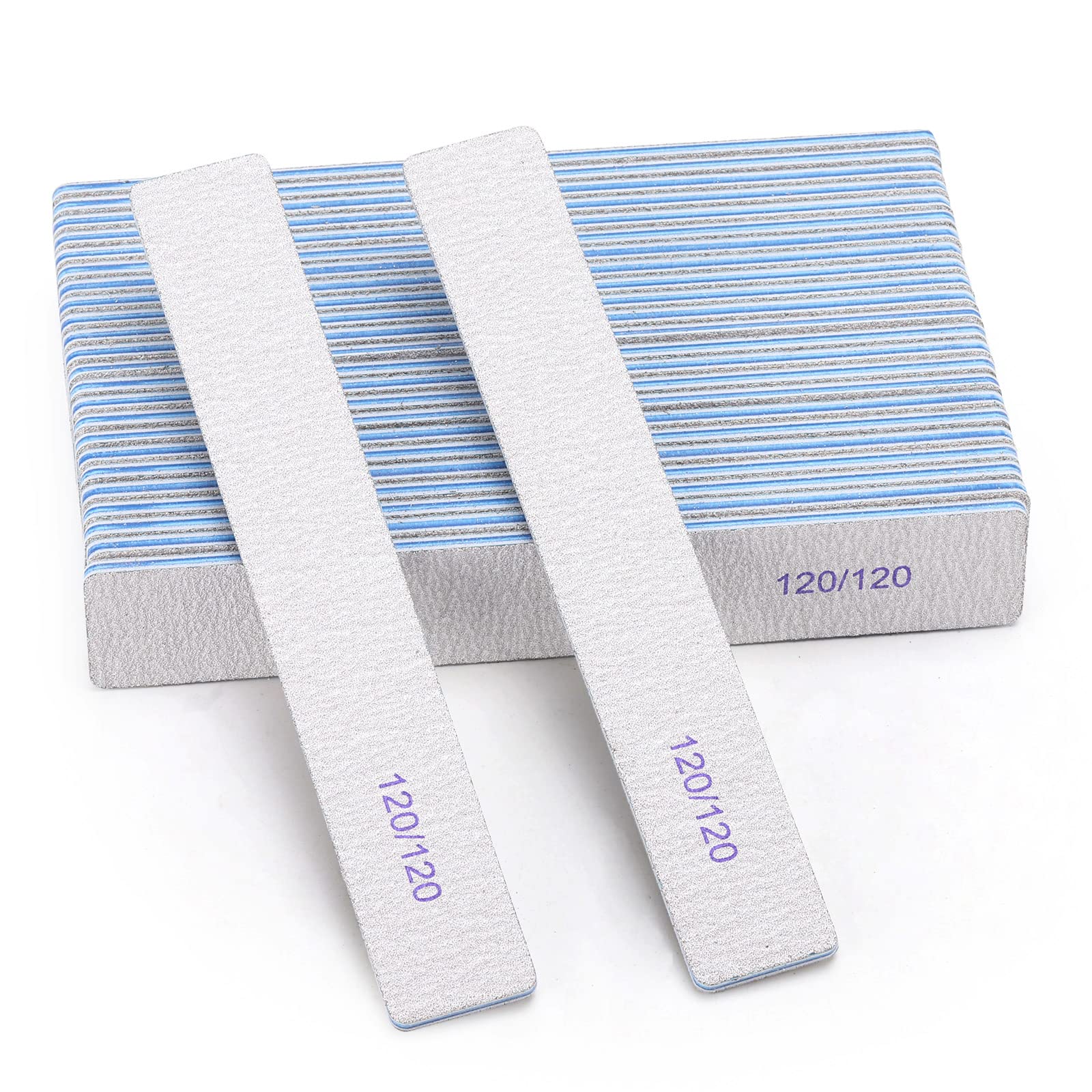 BTYMS 25 Pieces Rectangle Nail Files 100/100 Grit, Reusable Nail - BTYMS Official Product View 10