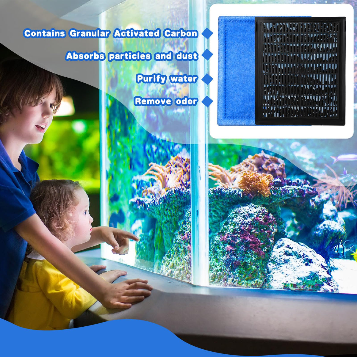 Preboun Aquarium Filter Cartridge Compatible with Aquatech - Preboun Official Imagery - 7