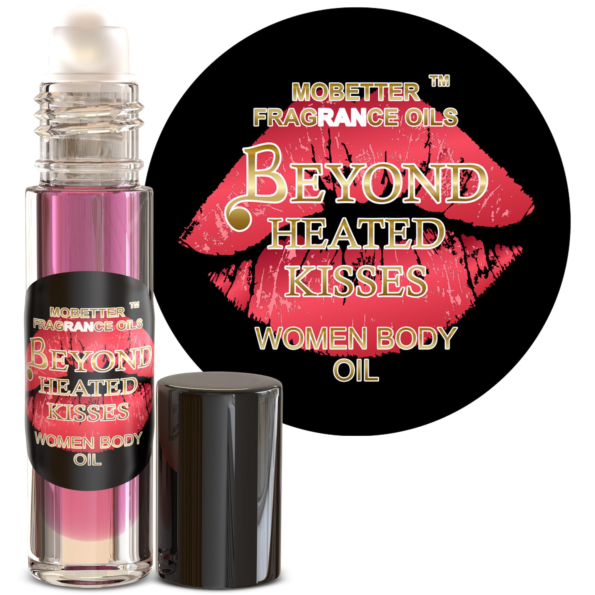 MOBETTER FRAGRANCE OILS Beyond Heated Kisses Perfume Body Oil - Product Imagery