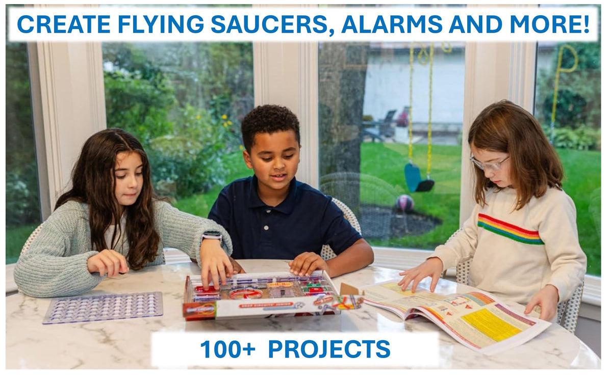 SNAP CIRCUITS Jr SC 100 STEM Electronics Kit 100 Projects - Snap Circuits Official Imagery - 3