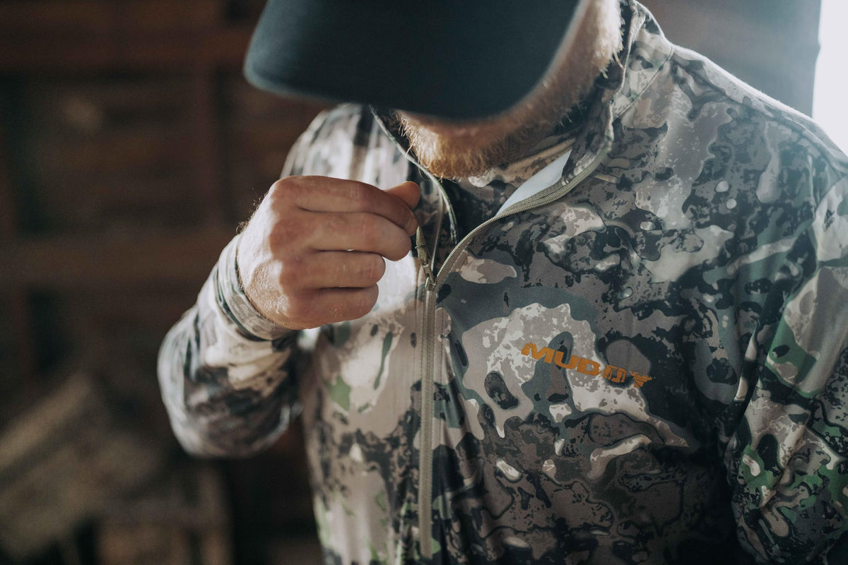 Muddy Men s TRX Lightweight Quarter Zip Shirt - Muddy Official Imagery - 5