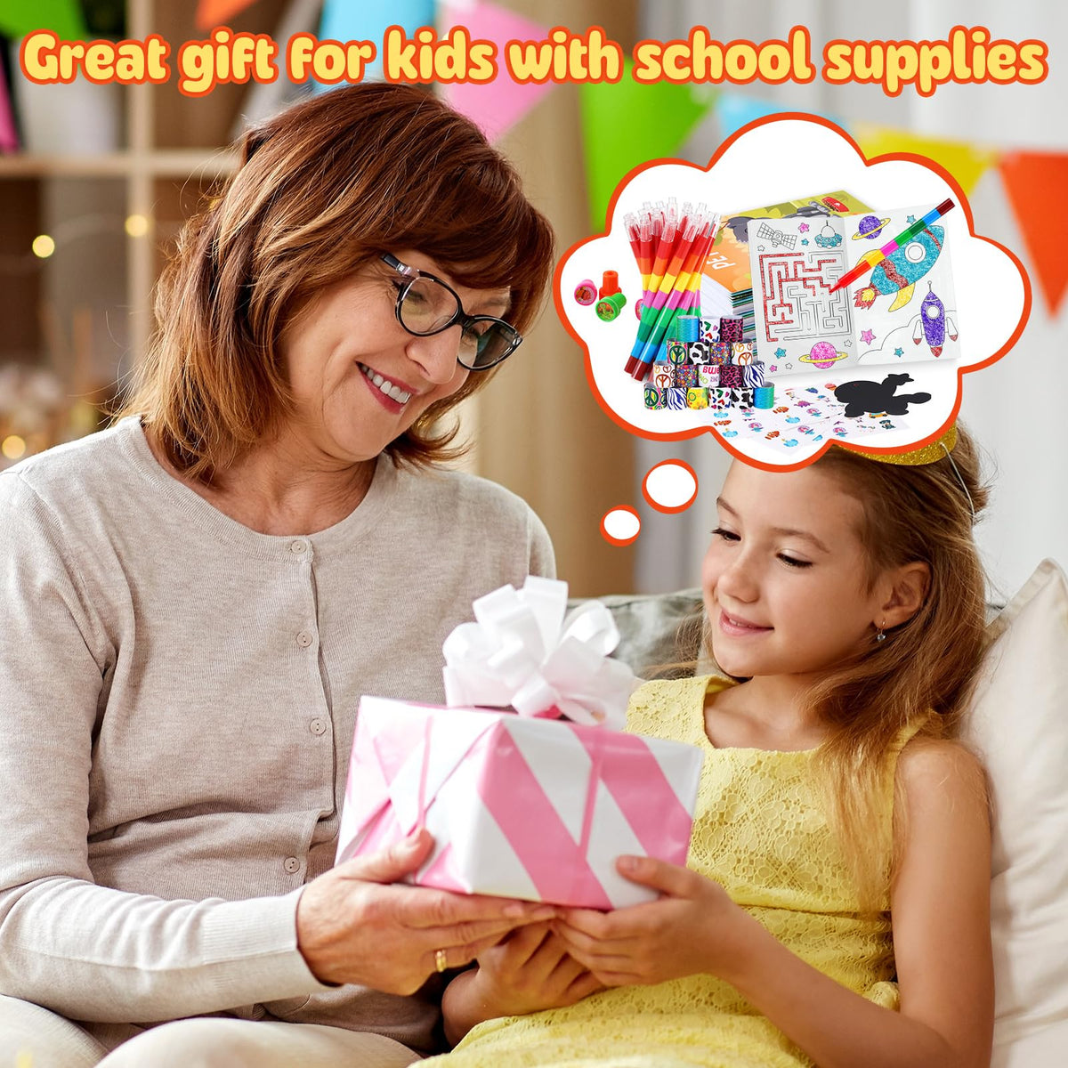 BenLouis 192Pcs Birthday Coloring Set for Kids Party Favors - BenLouis Official Imagery - 7