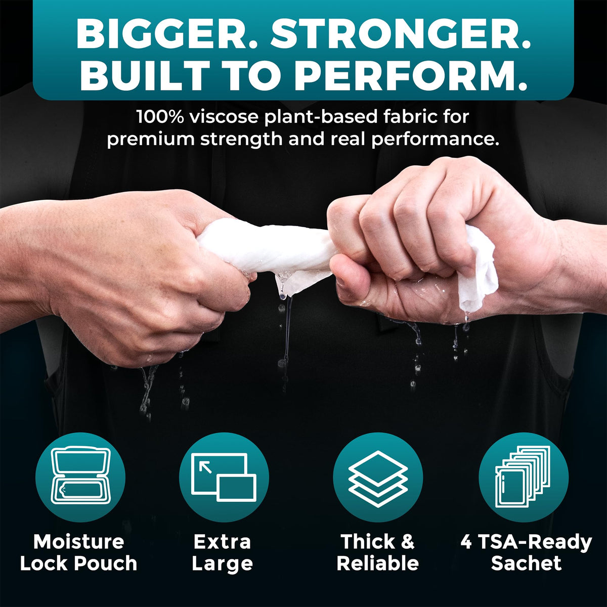 XL Body Wipes for Men - Dura Cleanse Official Imagery - 6
