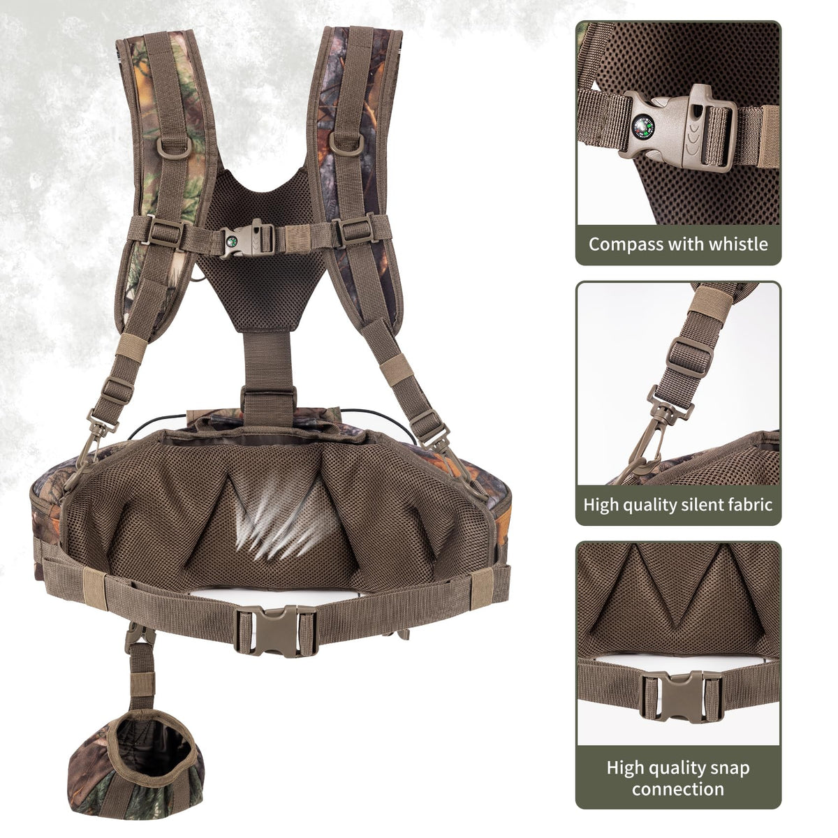 Hunting Fanny Waist Pack with Harness Pouch Hunting Backpack - BLISSWILL Official Imagery - 5