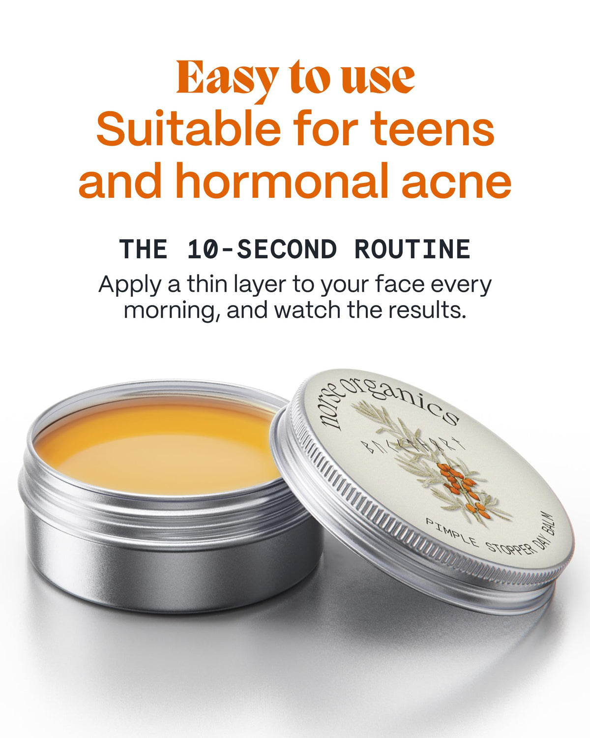 Norse Organics Pimple Stopper Day Balm for Face - Norse Organics Official Imagery - 7