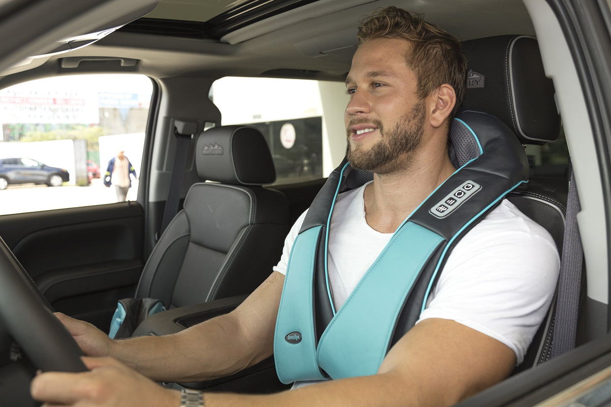 InvoSpa Shiatsu Neck and Back Massager with Heat - InvoSpa Official Imagery - 7