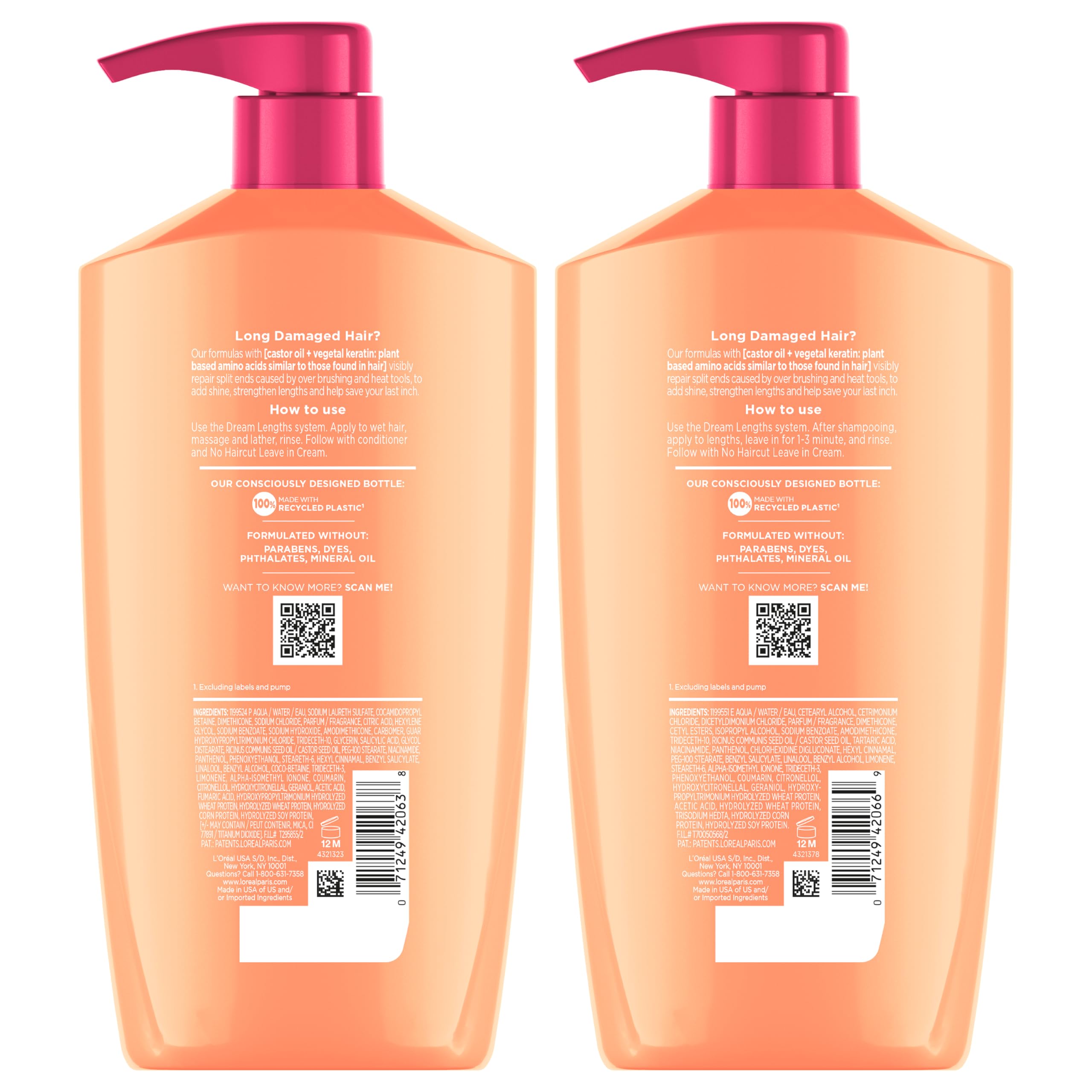 Elefair Tech L'Oreal Paris Elvive Dream Lengths Shampoo and Conditioner Set, - Elefair Tech Official Product View 10