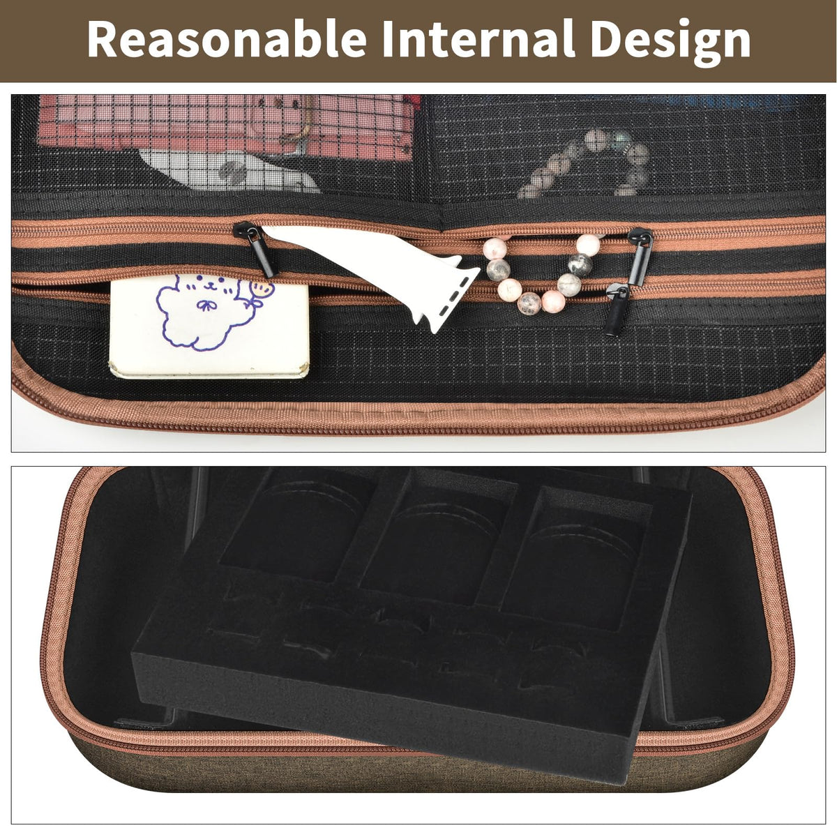 casmilee Watch Travel Case and Jewelry Organizer 3 Watch - casmilee Official Imagery - 7