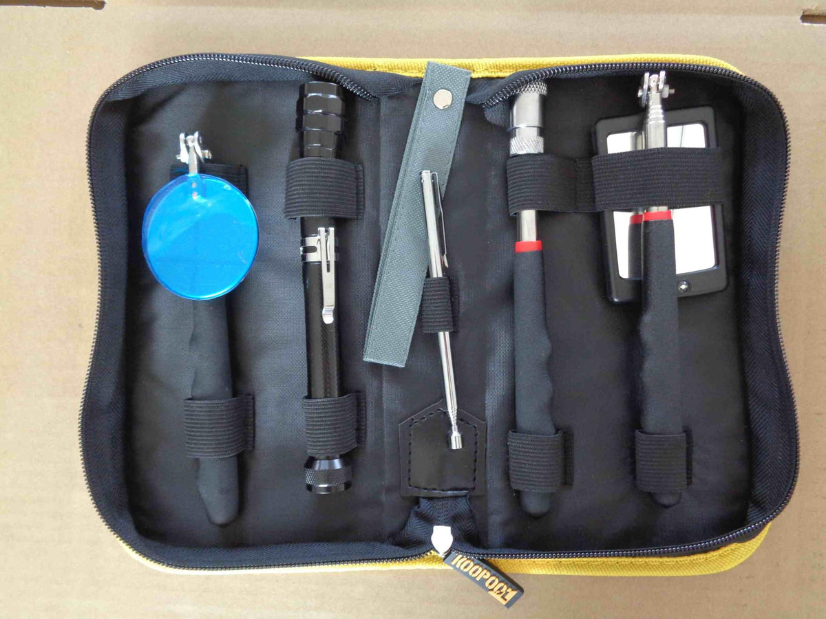 Telescoping Magnetic Pickup Tool Set Inspection Mirror - KOOPOOL Official Imagery - 2