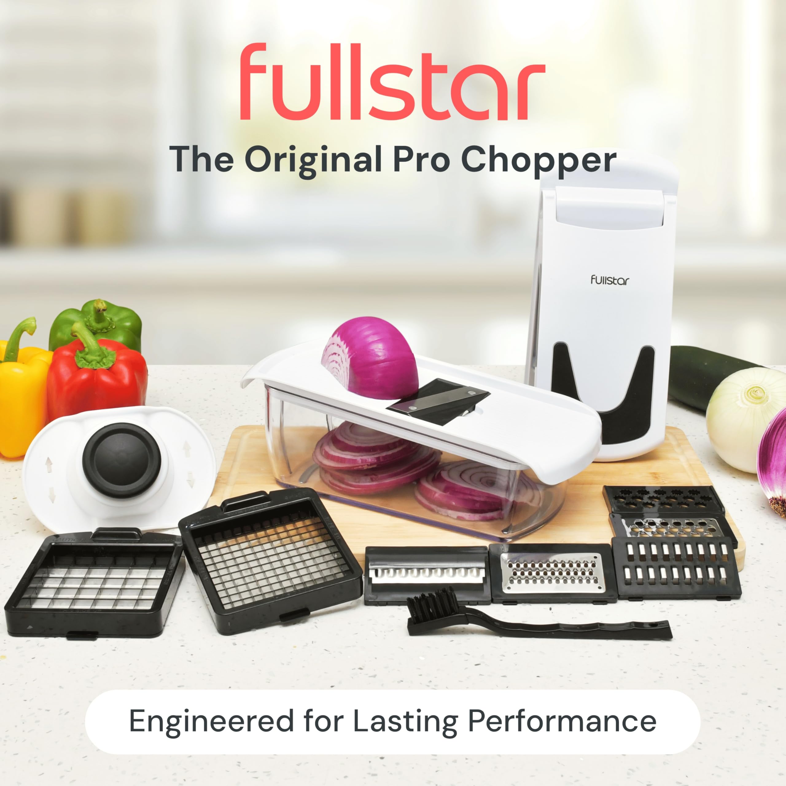 Fullstar Pro Original Vegetable Chopper & Mandoline Slicer Kitche by fullstar - Angle View 2