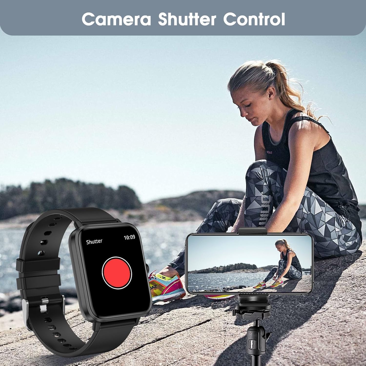 FTTMWTAG Smart Watch  : 1.85" Waterproof Fitness Trackers with 24-Hour - View 7