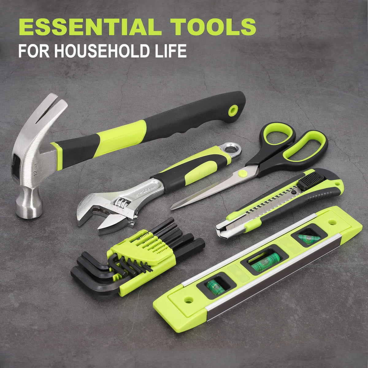 FASTPRO 267 Piece Home Tool Set with 13 Inch Tool Bag Green - FASTPRO Official Imagery - 8