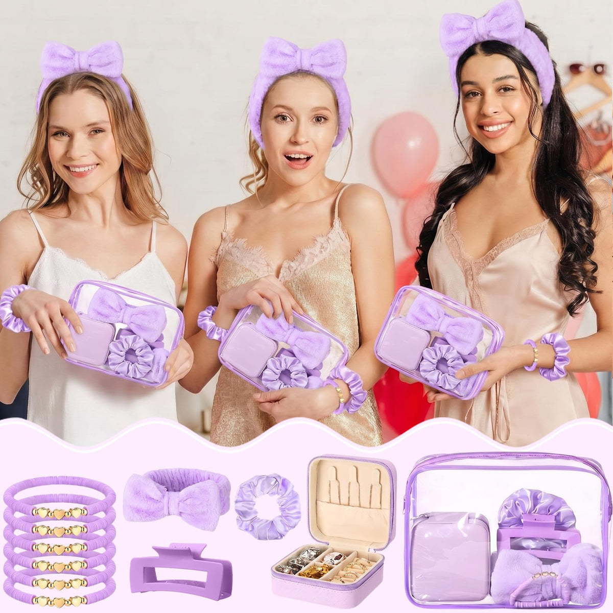 36 Pcs Teen Girl Party Favors Spa Sleepover Supplies Classic - Liliaafar Official Imagery - 4