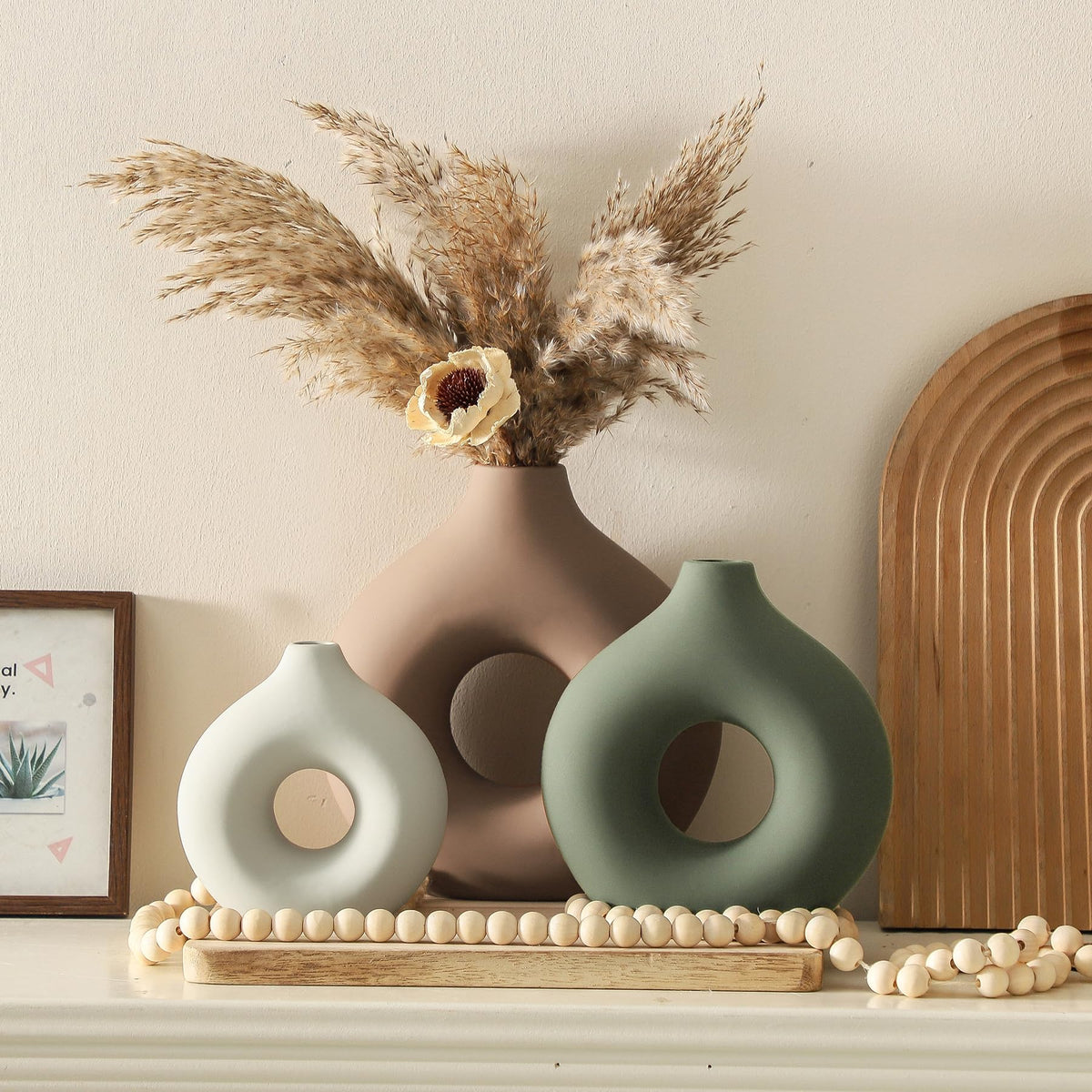 Ceramic Vase Home Table Decor - Vanselia Official Imagery - 8