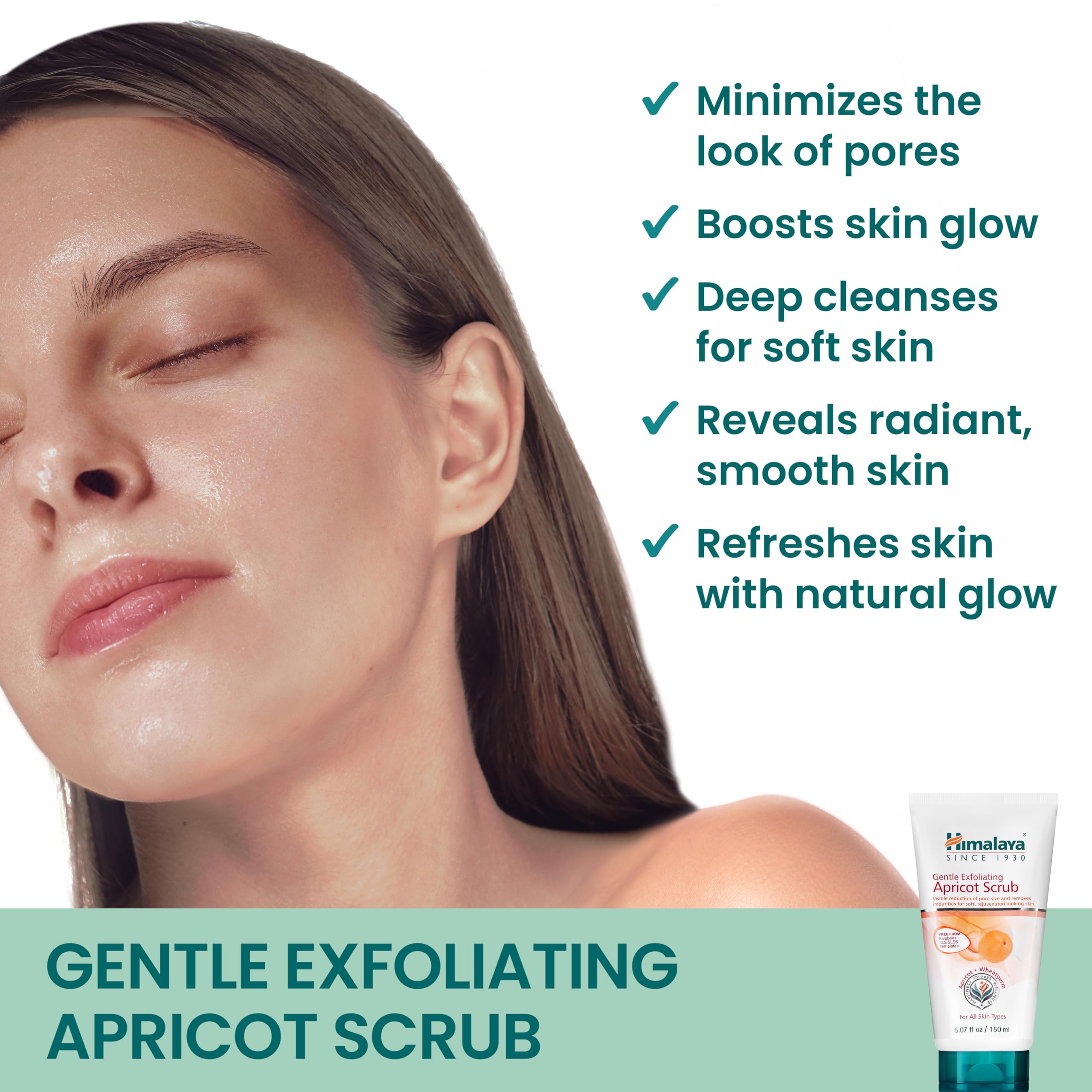 Himalaya Gentle Exfoliating Apricot Face Scrub for Deep Cleansing - Himalaya Official Product View 7