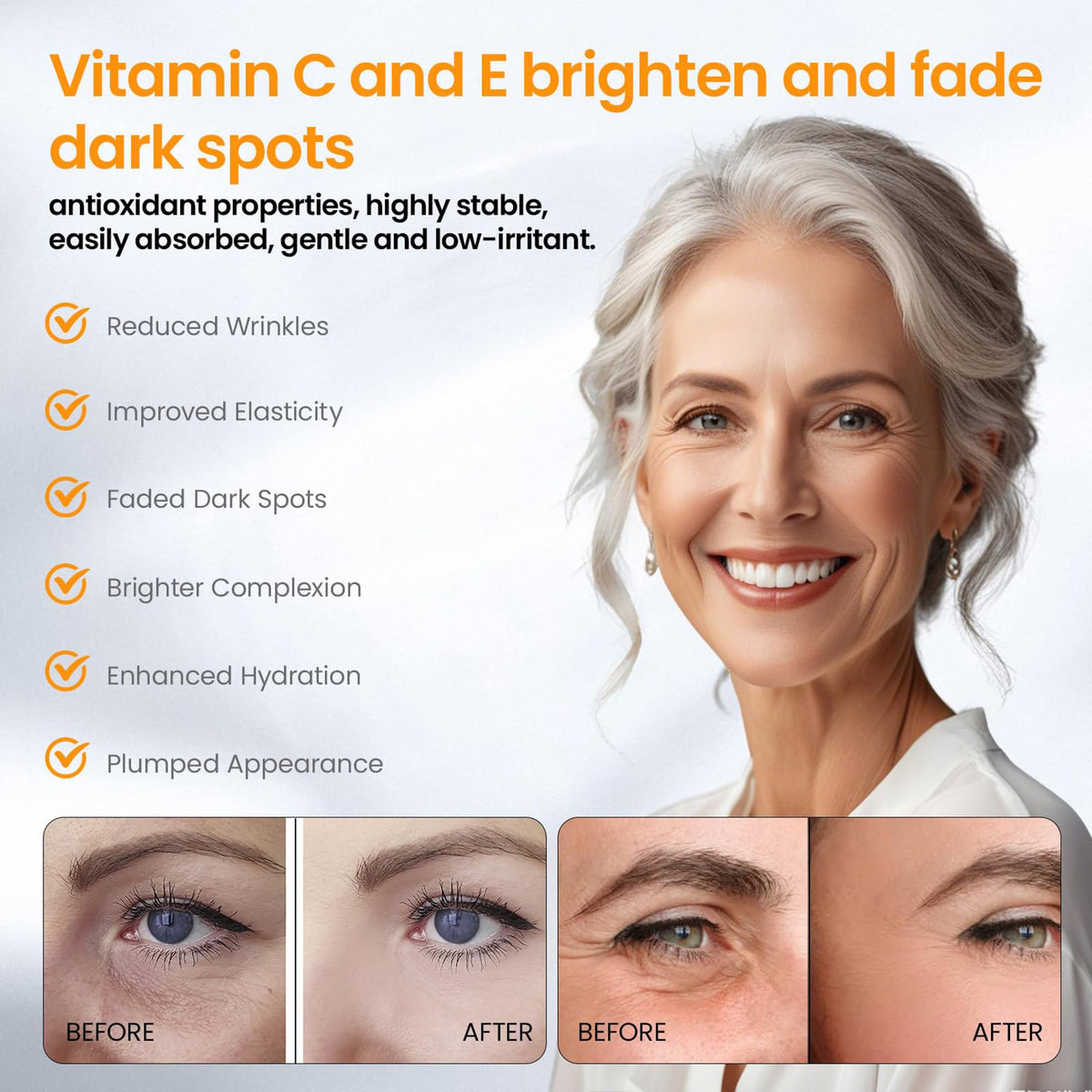 Super Vitamin C Face Serum for Women over 70 Anti Aging 1 fl - NEIOM Official Imagery - 7