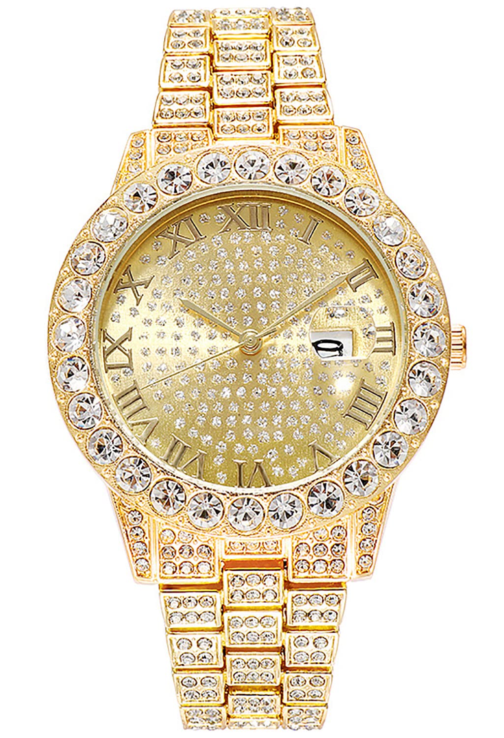 ADSBIAOYE Unisex Luxury Diamond Watch Fashion Large dial - ADSBIAOYE Official Imagery - 2