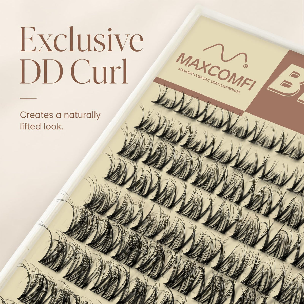 Spider Lash Clusters Breeze Lash Clusters Kit DD Curl Kylie - Maxcomfi Official Imagery - 3
