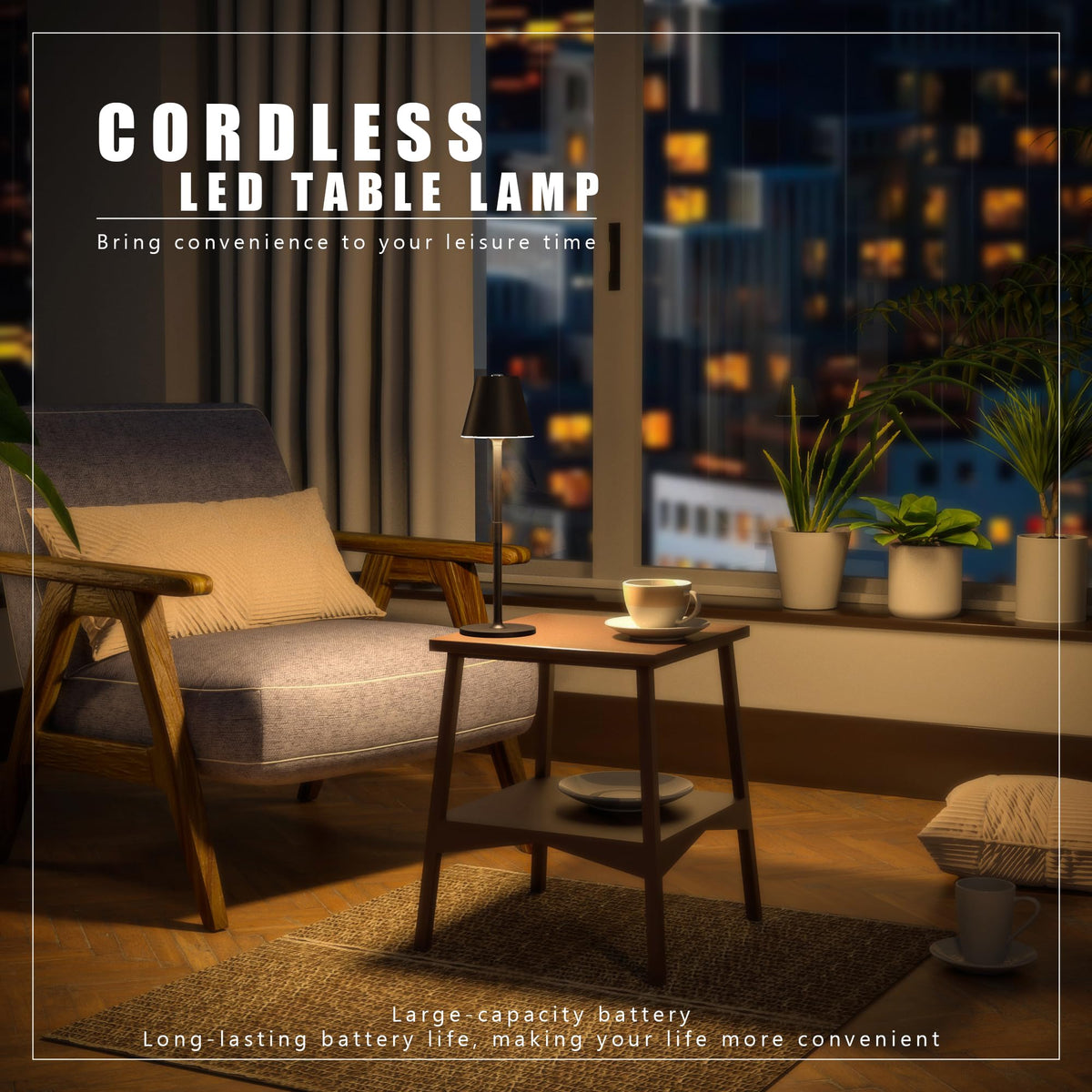 Timjorman 2 Pack Cordless Table Lamps - Timjorman Official Imagery - 6