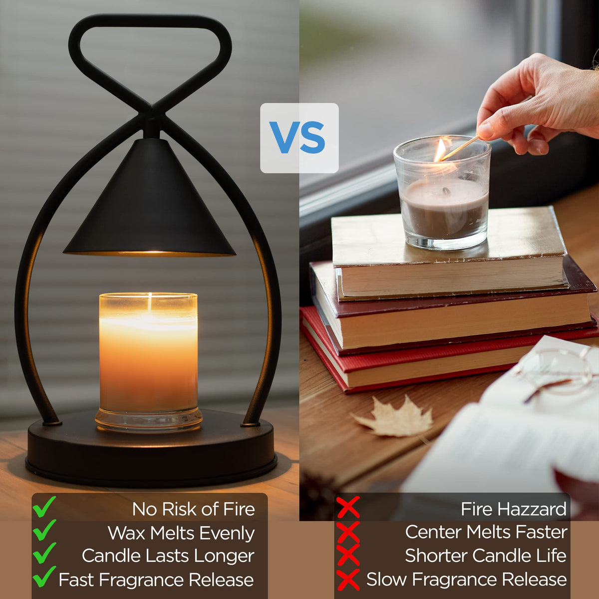 Candle Warmer Lamp with Timer - Premium Selection Official Imagery - 4