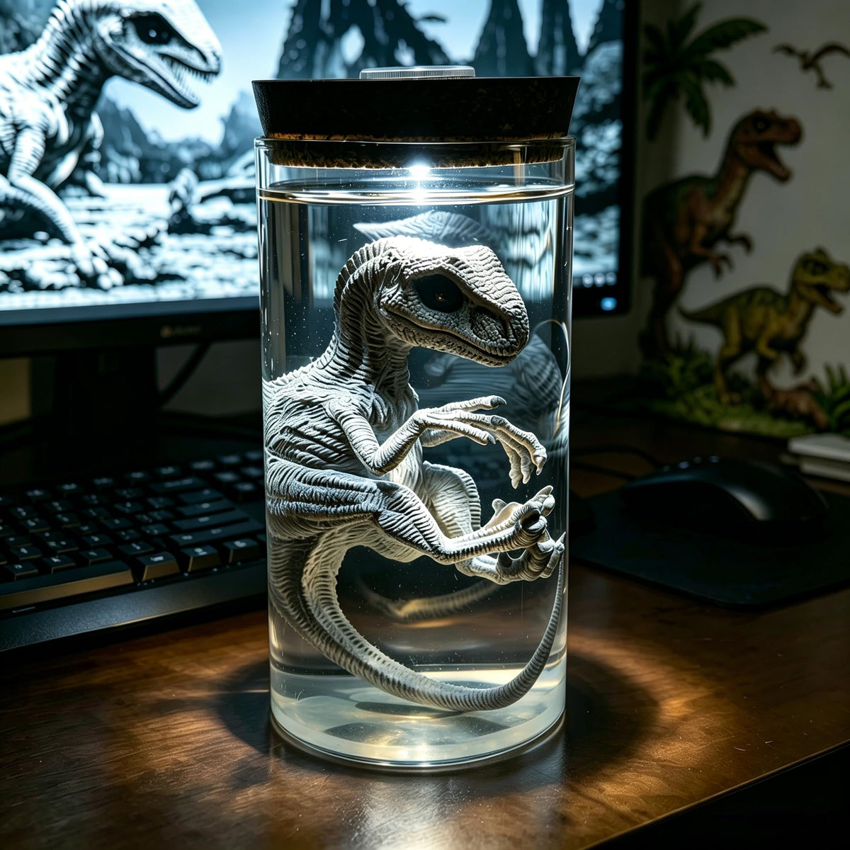 Dinosaur Table Lamp Tyrannosaurus LED Ambient Night Light - ARTOMIDE Official Imagery - 8