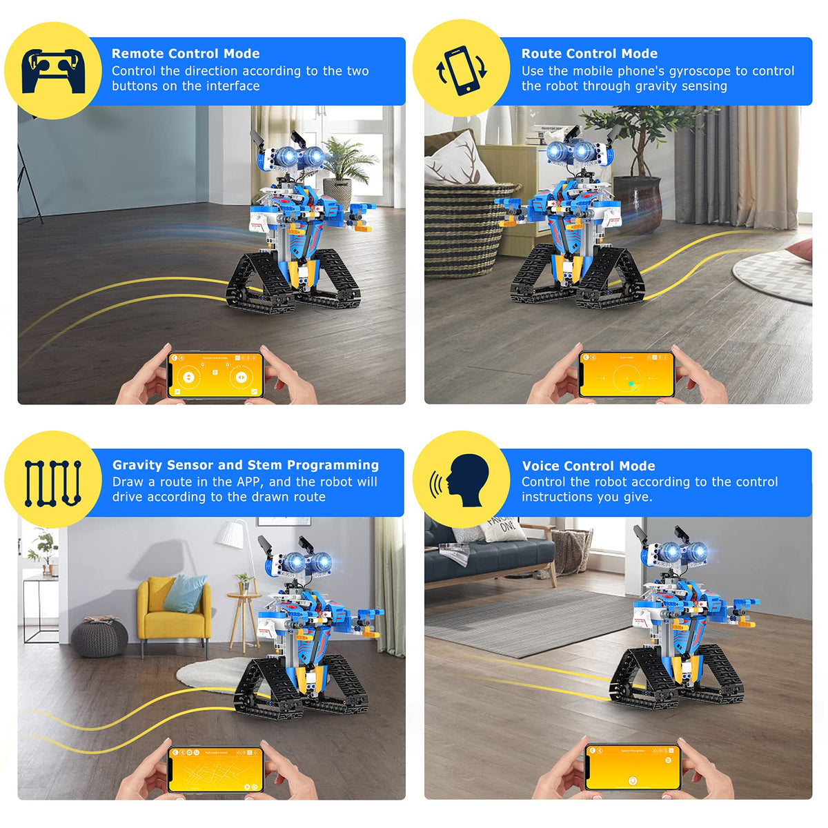 Robot Toys for 8 16 Year Old Boys Girls Kids with APP or - Henoda Official Imagery - 5