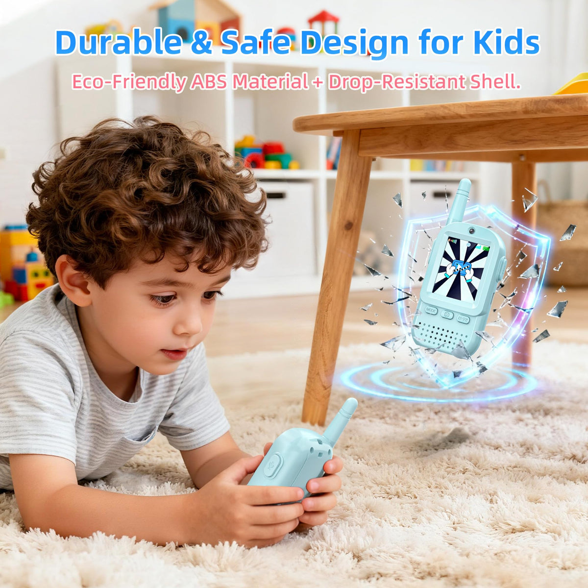 Video Walkie Talkies for Kids 2 Pack Rechargeable Intercom - ESIYTGOP Official Imagery - 8
