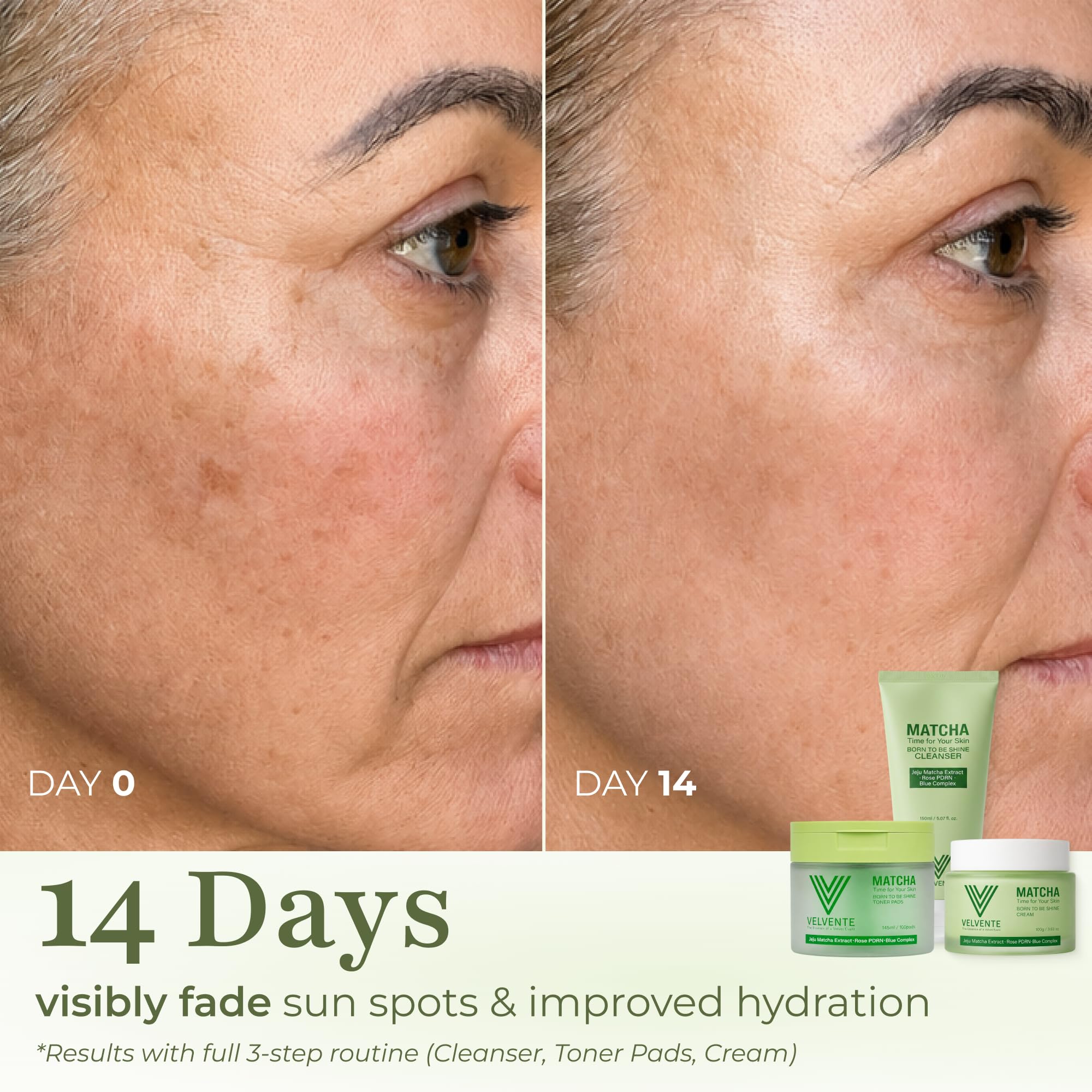 Matcha PDRN Korean Anti Aging Firming Moisturizer Dark Spot - VELVENTE Official Imagery - 8