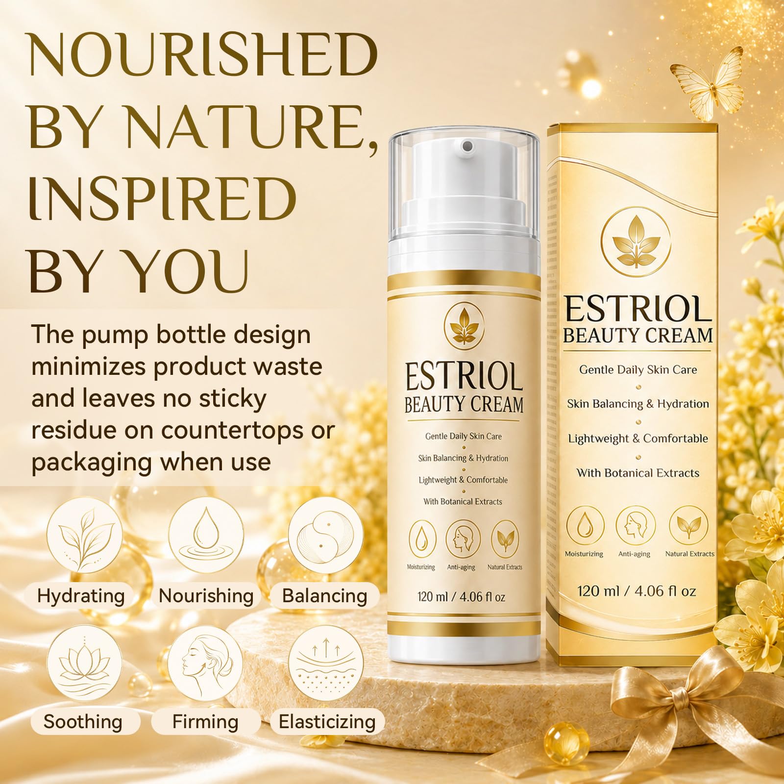 Estrogen Cream 4 06fl oz Estriol Cream for Firming Hydrating - Clennaner Official Imagery - 8