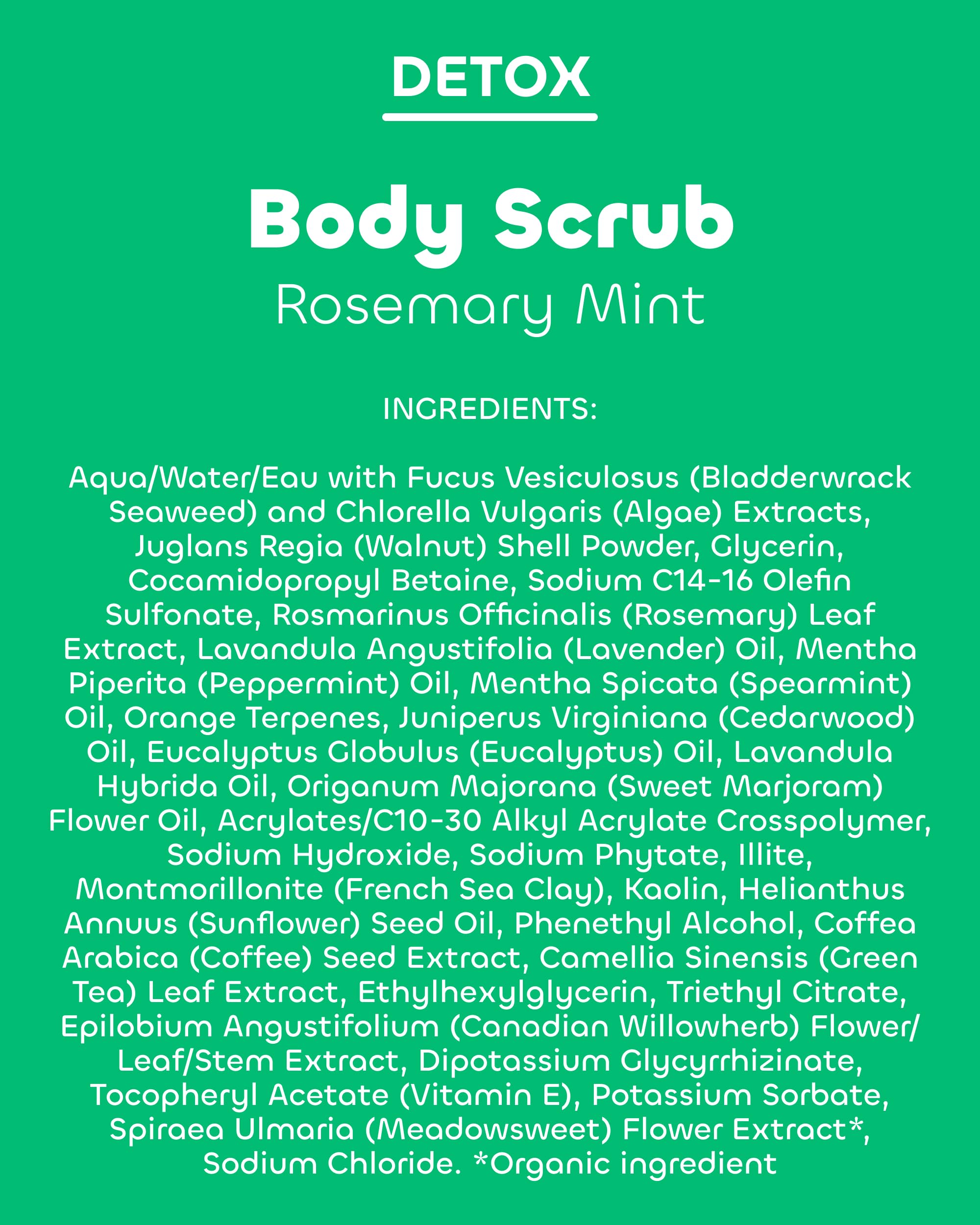 The Seaweed Bath Co. Seaweed Bath Co. Detox Body Scrub, Rosemary Mint - The Seaweed Bath Co. Official Product View 9