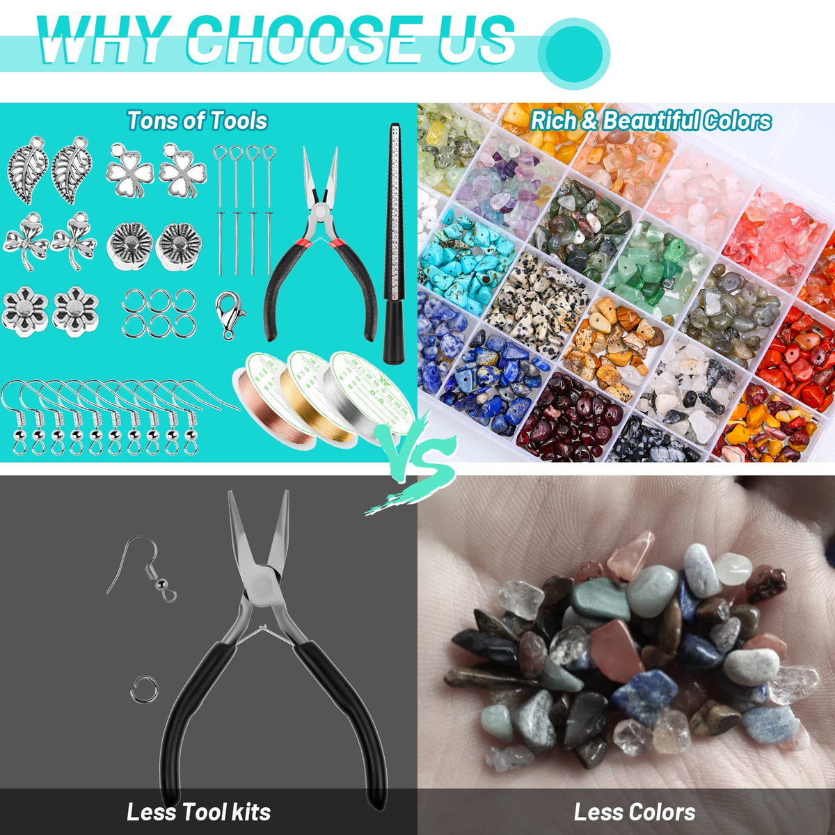 selizo Jewelry Making Kits for Adults Women with 28 Colors - selizo Official Imagery - 7