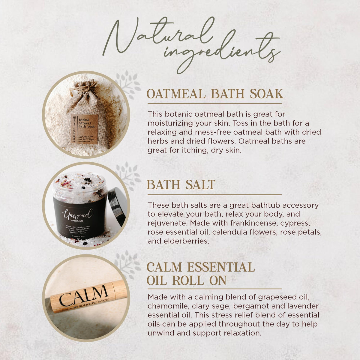 Relaxing Bath Gift Set for Women Ready to Gift Spa Gift Set - soulistic root Official Imagery - 6