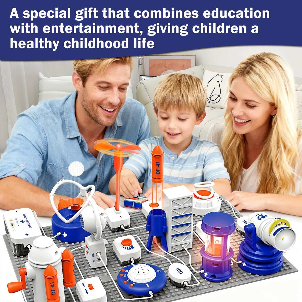 Science Toy Sets AI Intelligent Voice Physics Circuit - Ponilyer Official Imagery - 4