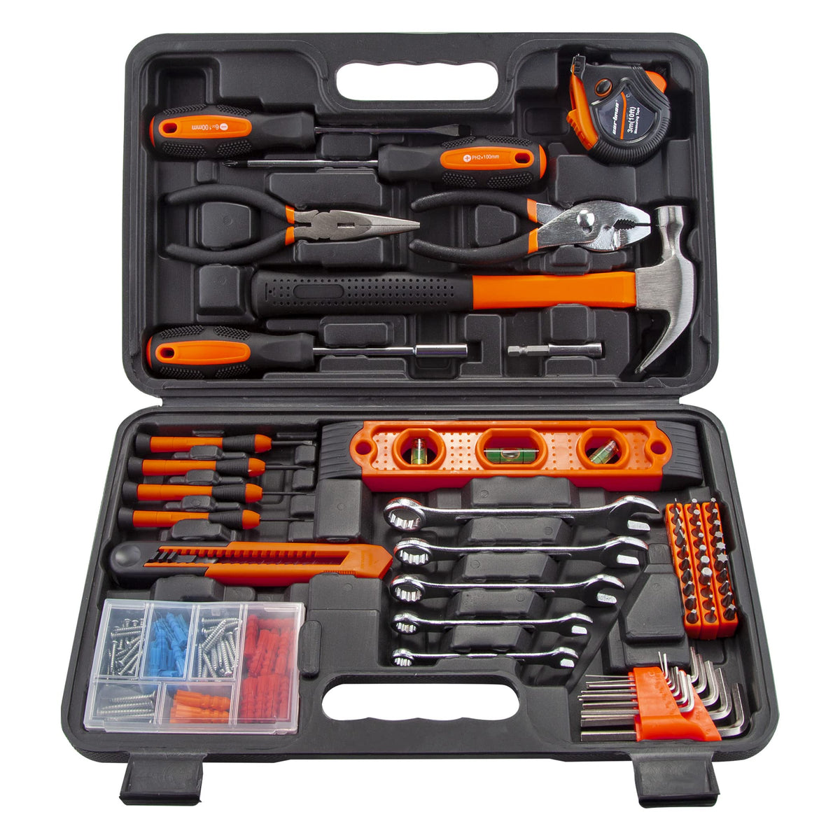 CARTMAN 152 Piece Household Tool Set Orange Hand Kit With - CARTMAN Official Imagery - 6
