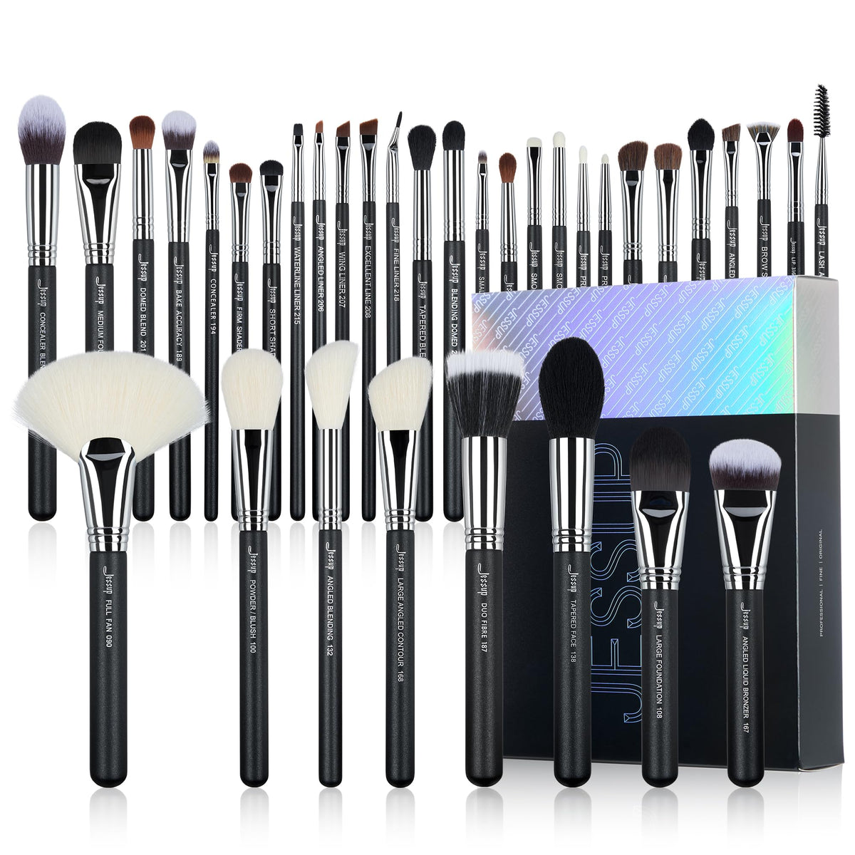 Jessup Makeup Brushes Set Professional 35pcs Face Eye Make - Jessup Official Imagery - 2