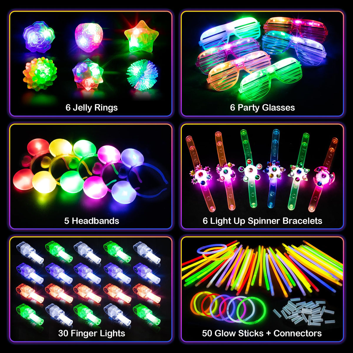 Mocoosy Glow in the Dark Party Supplies for Kids Halloween - Mocoosy Official Imagery - 3