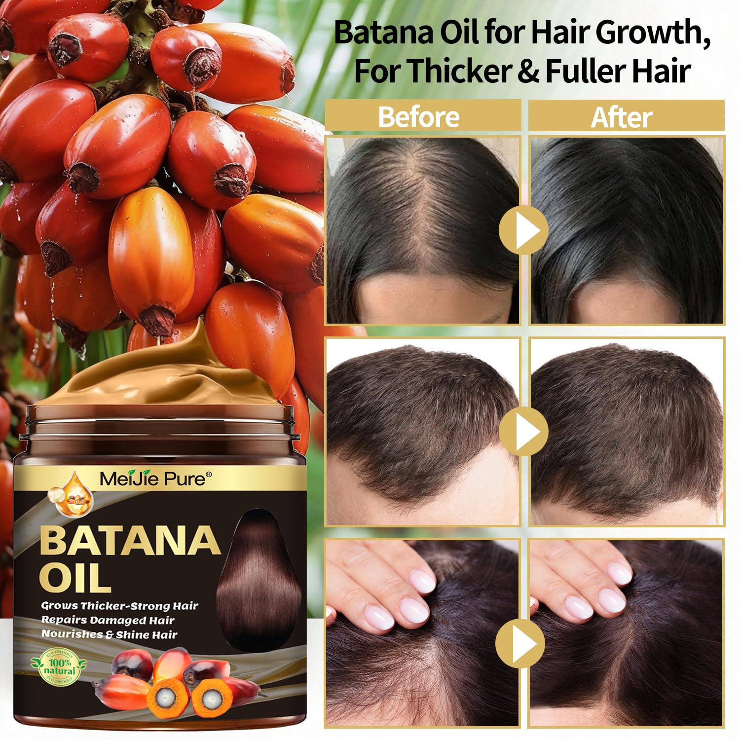 CLOTHES OF SKIN Batana Oil for Hair Growth–4Pc Set - Raw Batana Oil & Hair Mask - CLOTHES OF SKIN Official Product View 4