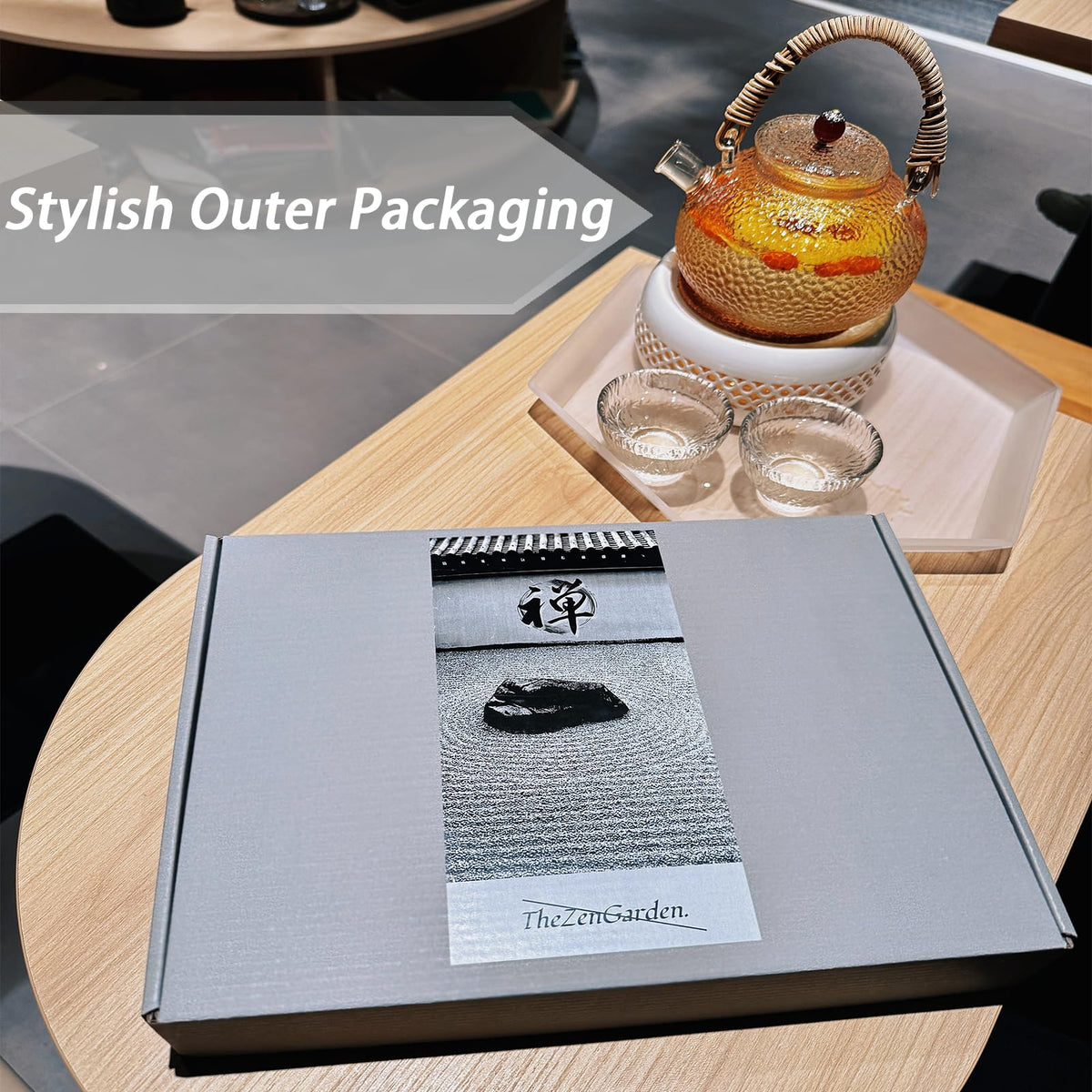 SRAYW Zen Garden Kit for Desk Decor 11x7 5 Beautiful - SRAYW Official Imagery - 5