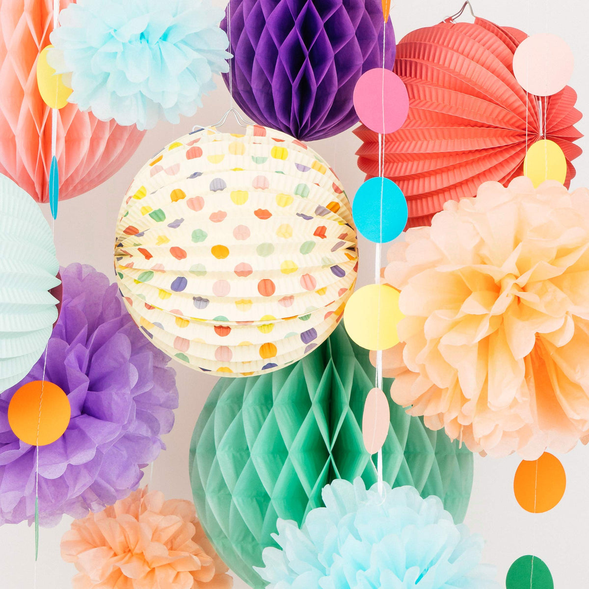 PapaKit Premium Paper Decoration Set - PapaKit Official Imagery - 3